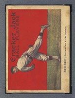 1915 E145-2 Cracker Jack #96 Beals Becker Philadelphia (National) - Front