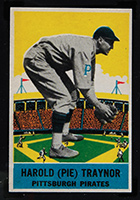 1933 DeLong #12 Harold (Pie) Traynor Pittsburgh Pirates - Front