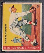 1933 Goudey #119 Rogers Hornsby St. Louis Cardinals - Front