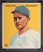 1933 Goudey #121 Walter Stewart Washington Senators - Front