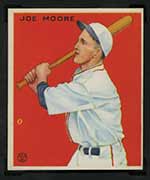 1933 Goudey #126 Joe Moore New York Giants - Front