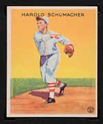 1933 Goudey #129 Harold Schumacher New York Giants - Front
