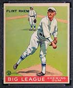 1933 Goudey #136 Flint Rhem Philadelphia Phillies - Front