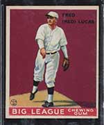 1933 Goudey #137 Fred (Red) Lucas Cincinnati Reds - Front