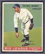 1933 Goudey #140 Irving (Bump) Hadley St. Louis Browns - Front