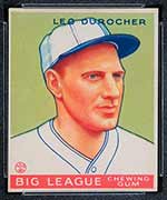 1933 Goudey #147 Leo Durocher St. Louis Cardinals - Front