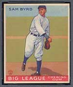 1933 Goudey #157 Sam Byrd New York Yankees - Front