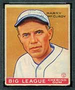 1933 Goudey #170 Harry McCurdy Philadelphia Phillies - Front