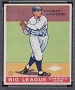 1933 Goudey #171 Charley Jamieson Cleveland Indians - Front