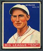 1933 Goudey #173 Roscoe Holm St. Louis Cardinals - Front