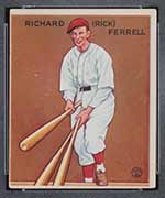 1933 Goudey #197 Richard (Rick) Ferrell Boston Red Sox - Front
