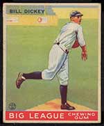 1933 Goudey #19 Bill Dickey New York Yankees - Front