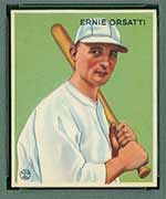 1933 Goudey #201 Ernie Orsatti St. Louis Cardinals - Front