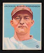 1933 Goudey #204 Jackson Riggs Stephenson Chicago Cubs - Front