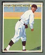 1933 Goudey #205 Henry (Heinie) Meine Pittsburgh Pirates - Front