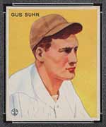 1933 Goudey #206 Gus Suhr Pittsburgh Pirates - Front