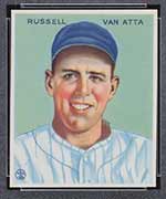 1933 Goudey #215 Russell Van Atta New York Yankees - Front