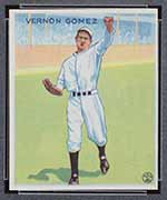 1933 Goudey #216 Vernon Gomez New York Yankees - Front