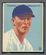 1933 Goudey #217 Frank Crosetti New York Yankees - Front