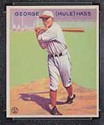 1933 Goudey #219 George (Mule) Haas Chicago White Sox - Front