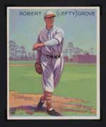 1933 Goudey #220 Robert (Lefty) Grove Philadelphia Athletics - Front