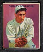 1933 Goudey #222 Charley Gehringer Detroit Tigers - Front