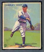 1933 Goudey #226 Charley Root Chicago Cubs - Front