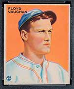 1933 Goudey #229 Floyd Vaughan Pittsburgh Pirates - Front