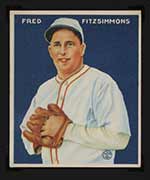1933 Goudey #235 Fred Fitzsimmons New York Giants - Front
