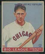 1933 Goudey #23 Hazen (Ki-Ki) Cuyler Chicago Cubs - Front