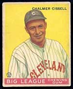 1933 Goudey #26 Chalmer Cissell Cleveland Indians - Front