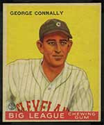 1933 Goudey #27 George Connally Cleveland Indians - Front