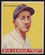 1933 Goudey #28 Dick Bartell Philadelphia Phillies - Front