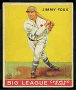 1933 Goudey #29 Jimmy Foxx Philadelphia Athletics - Front