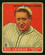 1933 Goudey #2 Arthur (Dazzy) Vance St. Louis Cardinals - Front