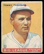 1933 Goudey #36 Tommy Thevenow Pittsburgh Pirates - Front