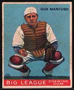 1933 Goudey #41 Gus Mancuso New York Giants - Front