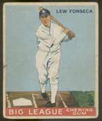 1933 Goudey #43 Lew Fonseca Chicago White Sox - Front