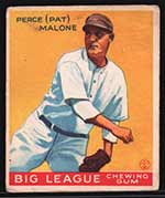 1933 Goudey #55 Perce (Pat) Malone Chicago Cubs - Front