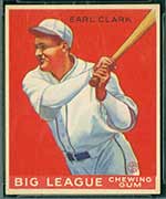 1933 Goudey #57 Earl Clark Albany Senators - Front