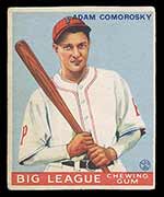 1933 Goudey #77 Adam Comorosky Pittsburgh Pirates - Front