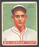 1933 Goudey #90 Jess Petty Minneapolis Millers - Front