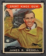 1933 Goudey Sport Kings #26 James Wedell Aviation - Front
