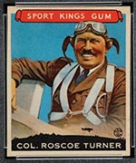 1933 Goudey Sport Kings #27 Roscoe Turner Aviation - Front