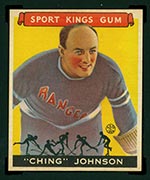 1933 Goudey Sport Kings #30 Irvin “Ching” Johnson Hockey - Front