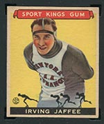 1933 Goudey Sport Kings #34 Irving Jaffee Ice Skating - Front
