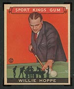 1933 Goudey Sport Kings #36 Willie Hoppe Billiards - Front