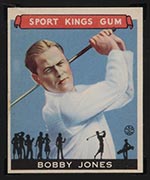 1933 Goudey Sport Kings #38 Bobby Jones Golf - Front