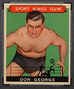 1933 Goudey Sport Kings #40 Ed Don George Wrestling - Front