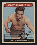 1933 Goudey Sport Kings #41 Jim Browning Wrestling - Front